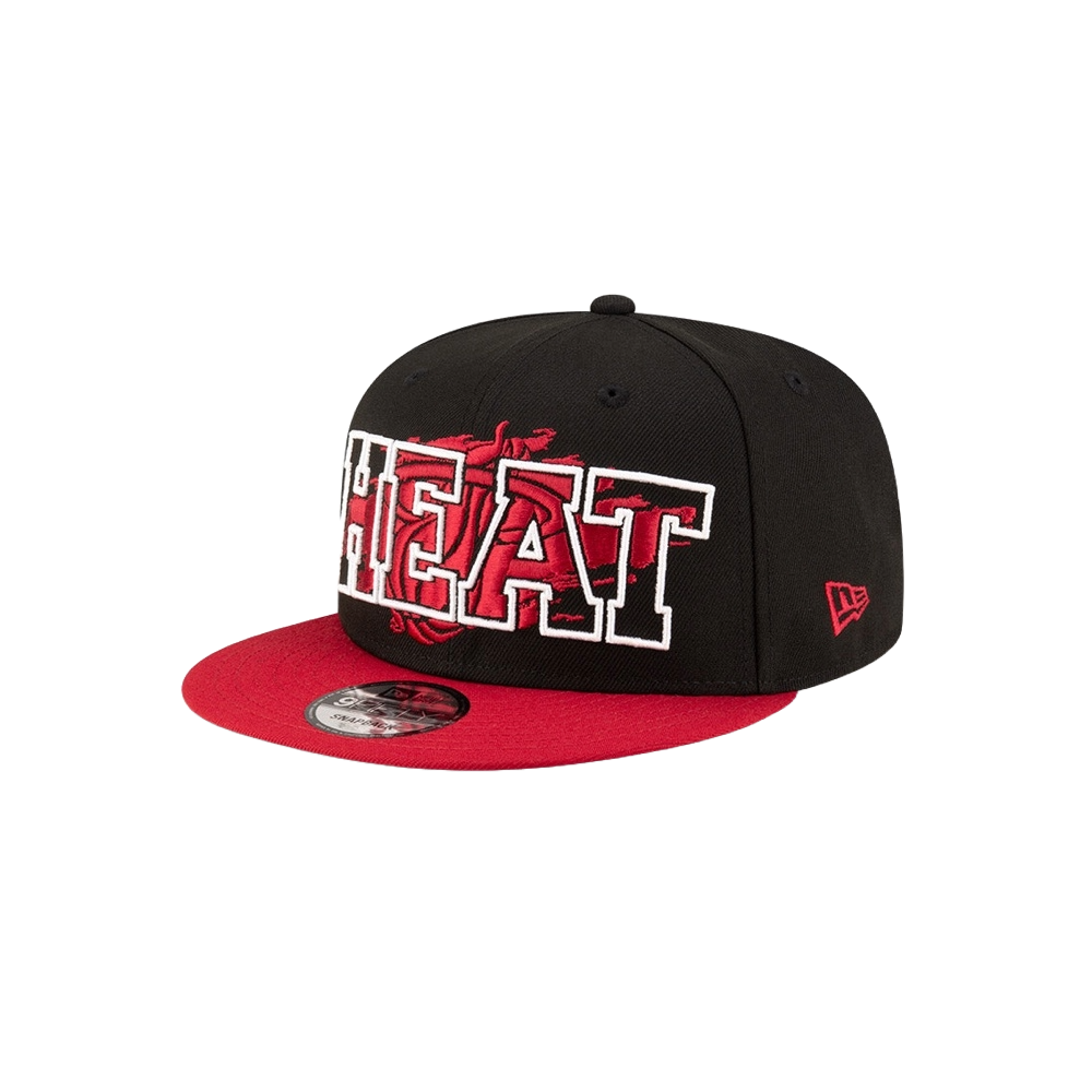 New Era Miami HEAT Splatter Snapback Unisex Caps New Era   