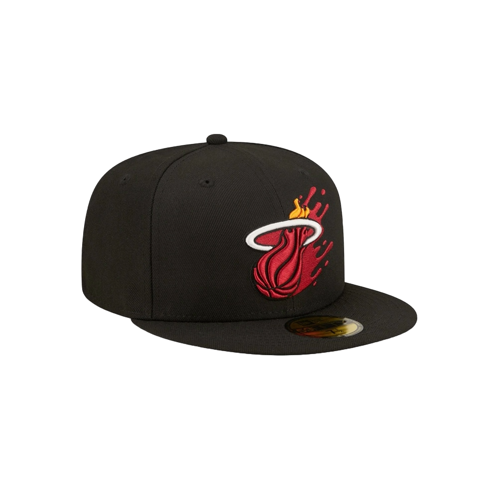 New Era Miami HEAT Splatter Fitted Unisex Caps New Era   