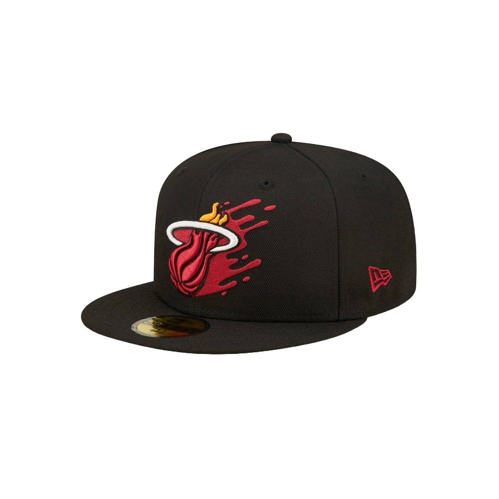 New Era Miami HEAT Splatter Fitted Unisex Caps New Era   