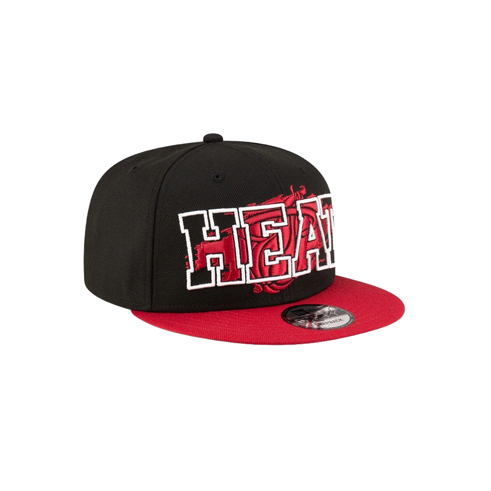 New Era Miami HEAT Splatter Snapback Unisex Caps New Era   