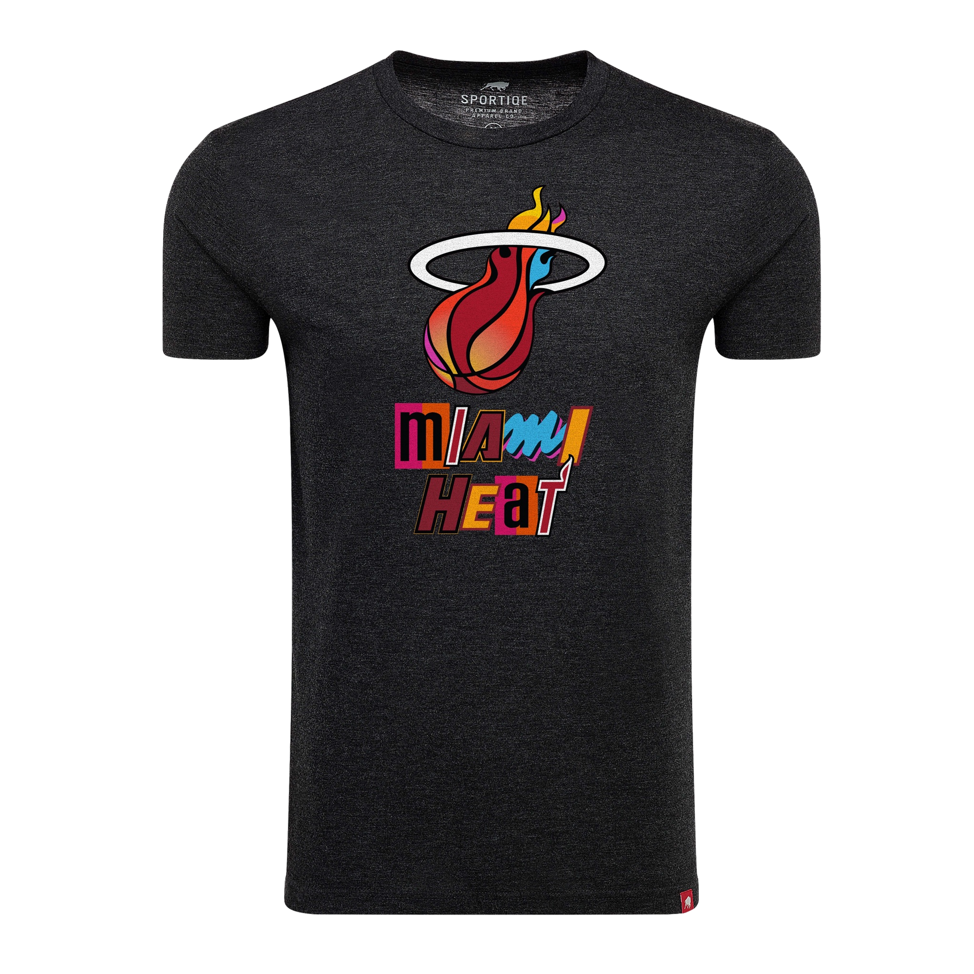 Sportiqe Miami HEAT Mashup Tee Men's Tee Sportiqe