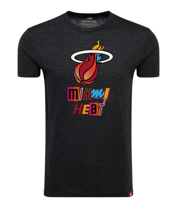 Sportiqe Miami HEAT Mashup Tee Unisex Tee Sportiqe   