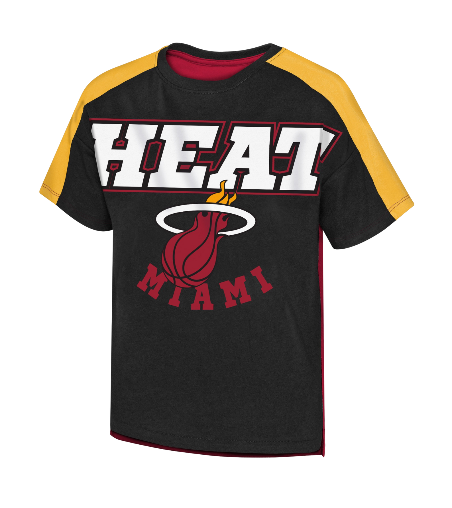 New Era Miami HEAT Squared Up Girls Tee Girls Tee New Era   