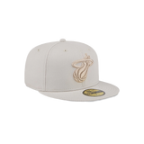 New Era Miami HEAT Stone Color Pack Fitted Hat - 5