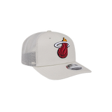 New Era Miami HEAT Stone Canvas Stretch Snapback - 5