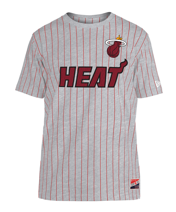 New Era Miami HEAT Stripe Tee Men's Tee New Era   