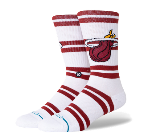 Stance Miami HEAT Logo Stripe Socks