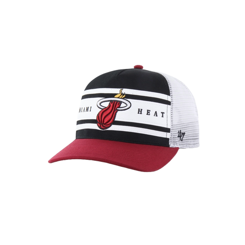 '47 Brand Miami HEAT Stripe Trucker Hitch Snapback