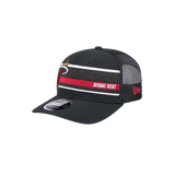 New Era Miami HEAT Stripe Trucker Stretch Snapback - 3