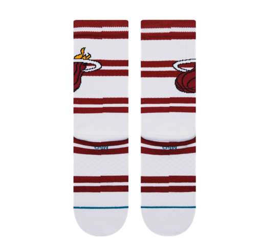 Stance Miami HEAT Logo Stripe Socks Men's Footwear Stance   