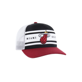 '47 Brand Miami HEAT Stripe Trucker Hitch Snapback - 3