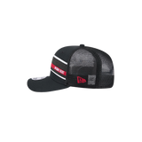 New Era Miami HEAT Stripe Trucker Stretch Snapback - 4