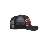 New Era Miami HEAT Stripe Trucker Stretch Snapback - 6