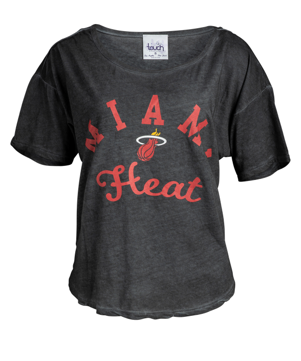 Touch by Alisa Milano Miami HEAT Second Base Reversible Tee Women's Tee G-III Sports