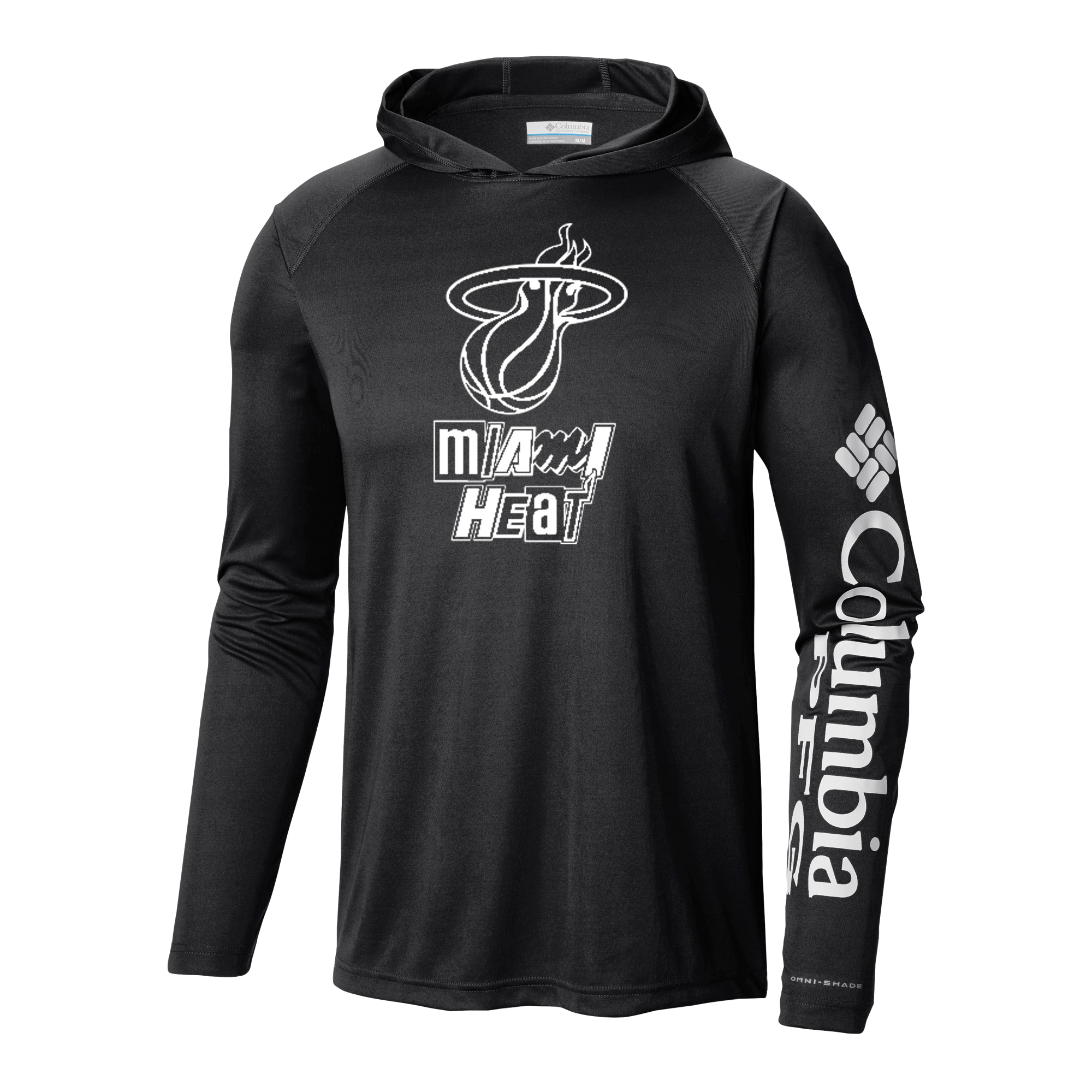 Columbia Miami Mashup Vol. 2 Tackle Tee Hoodie MENSOUTERWEAR COLUMBIA OUTDOOR CUSTOM   