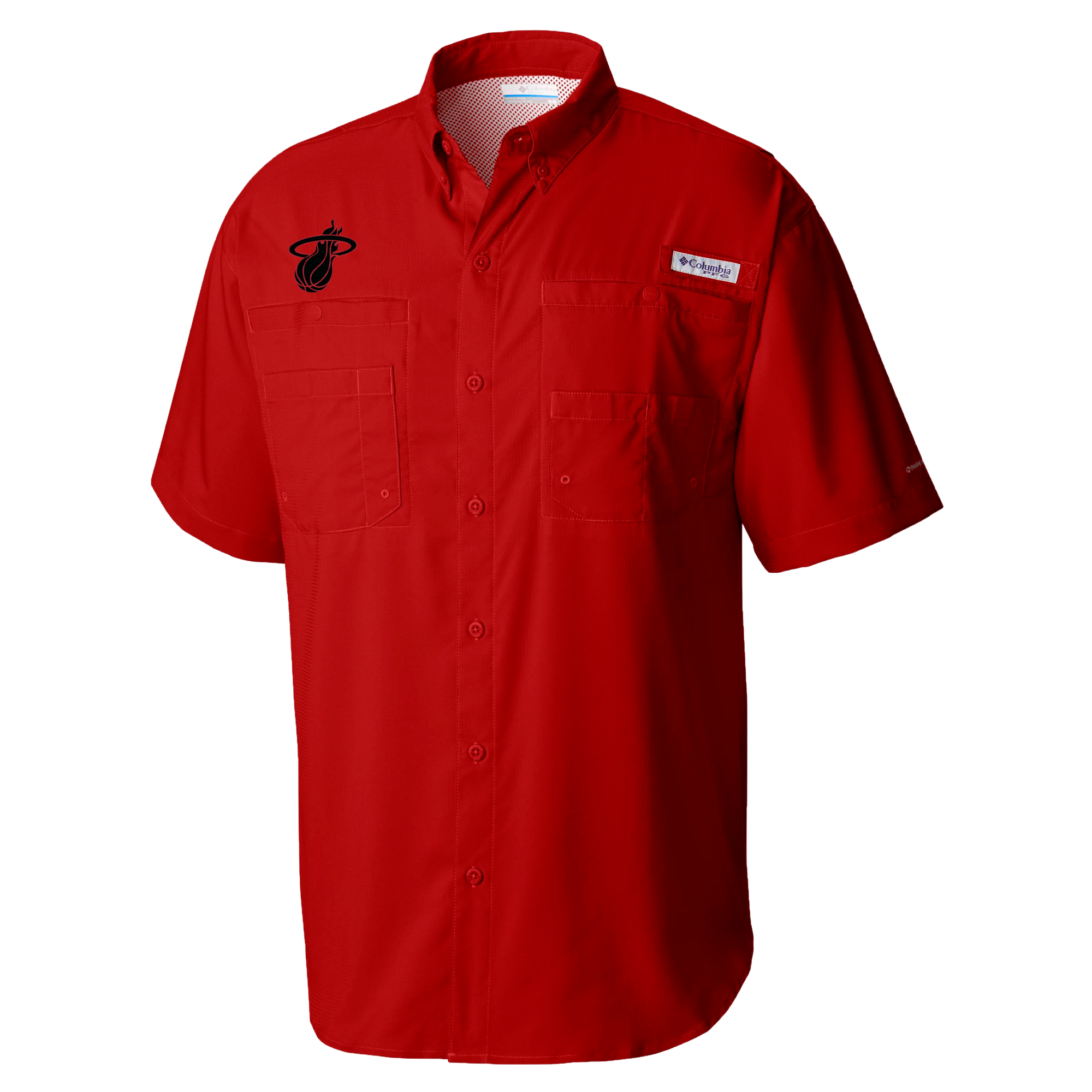 Columbia HEAT Culture: Blood Red Slack Tide Shirt Men's Tee Columbia Outdoor   