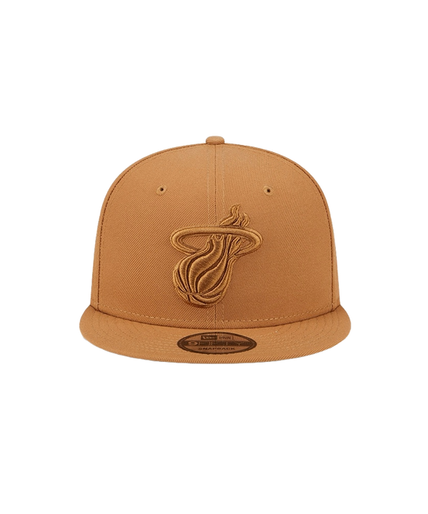 New Era Miami HEAT Tan Color Pack Snapback Unisex Caps New Era   