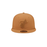 New Era Miami HEAT Tan Color Pack Snapback - 1