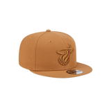 New Era Miami HEAT Tan Color Pack Snapback - 5