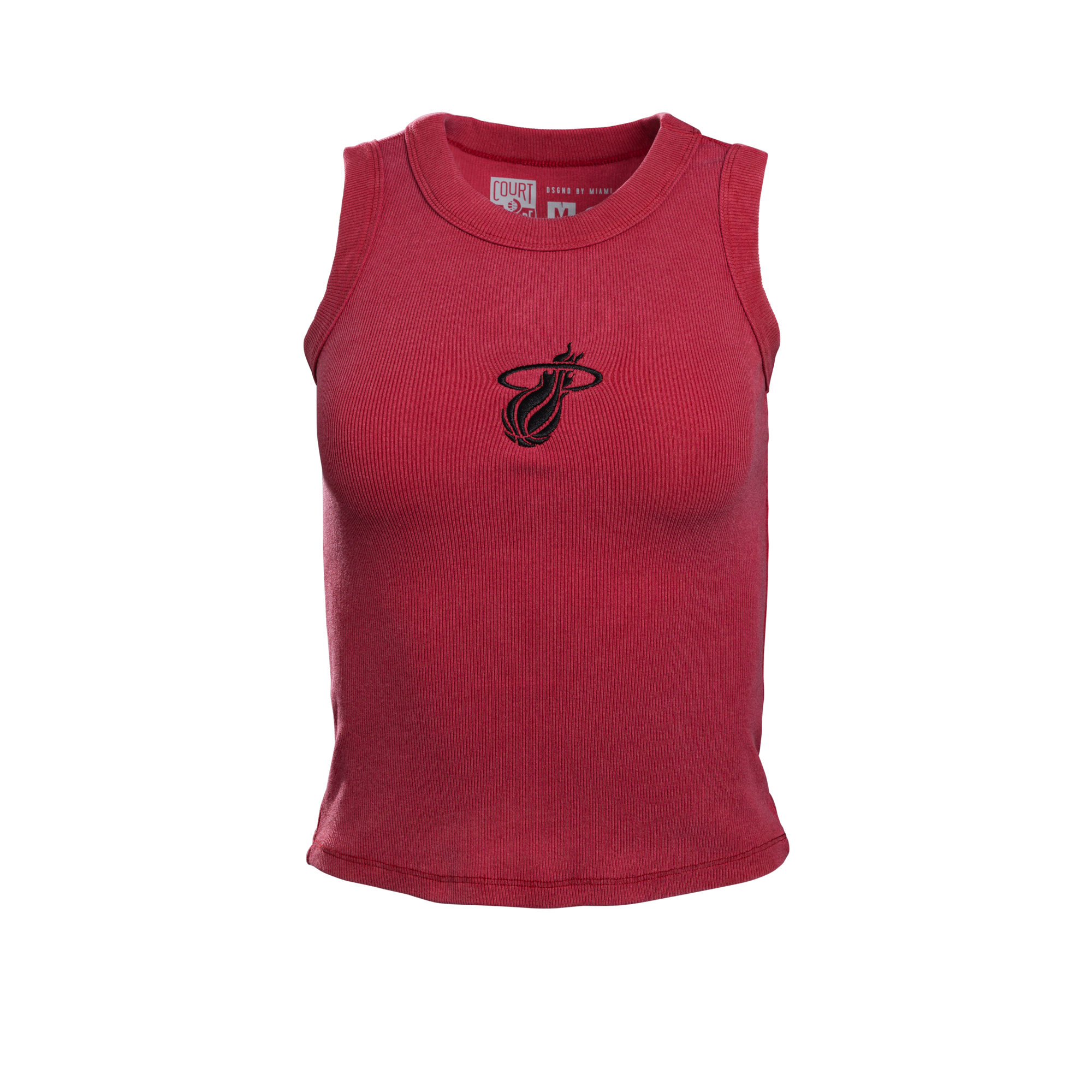 Court Culture Embroidered Logo Red Tank Women's Tee Court Culture   