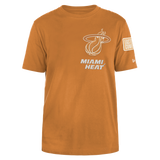 New Era Miami HEAT Tan Tee - 1