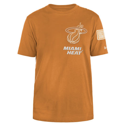 New Era Miami HEAT Tan Tee