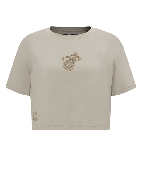 Pro Standard Miami HEAT Boxy Wingspan Women's Crop Tee Women's Crop Top Pro Standard   