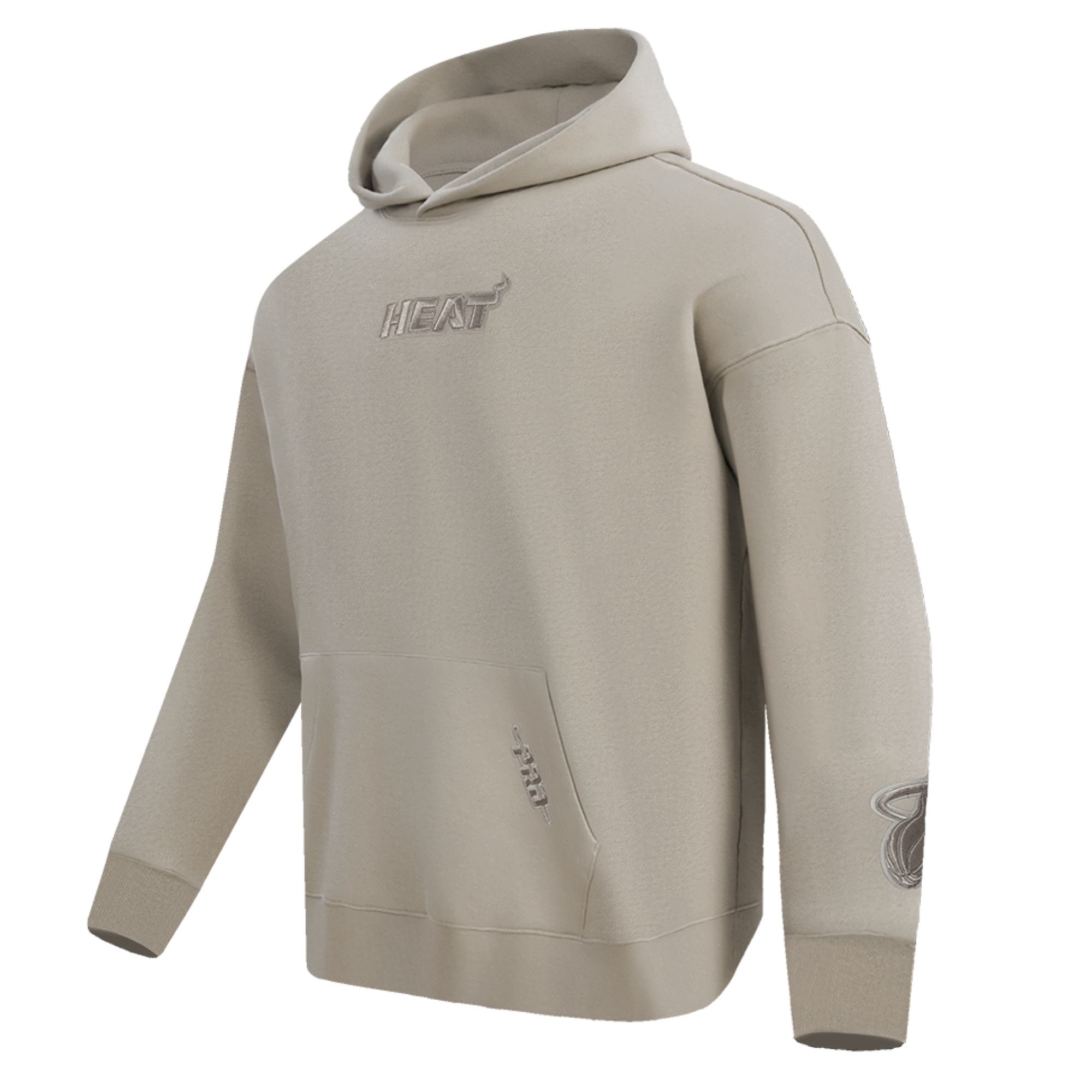 Pro Standard Miami HEAT Wingspan Taupe Hoodie Men's Hoodie Pro Standard   