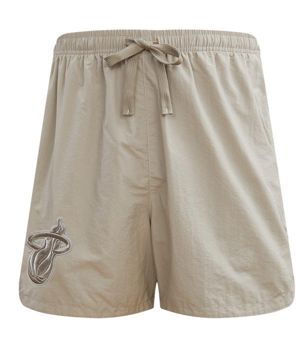 Pro Standard Miami HEAT Taupe Woven Shorts MENSSHORTS Pro Standard   