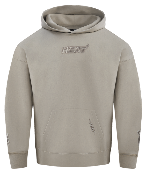 Pro Standard Miami HEAT Wingspan Taupe Hoodie Men's Hoodie Pro Standard   