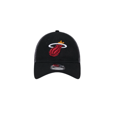 New Era Miami HEAT Team Slick Trucker Dad Hat