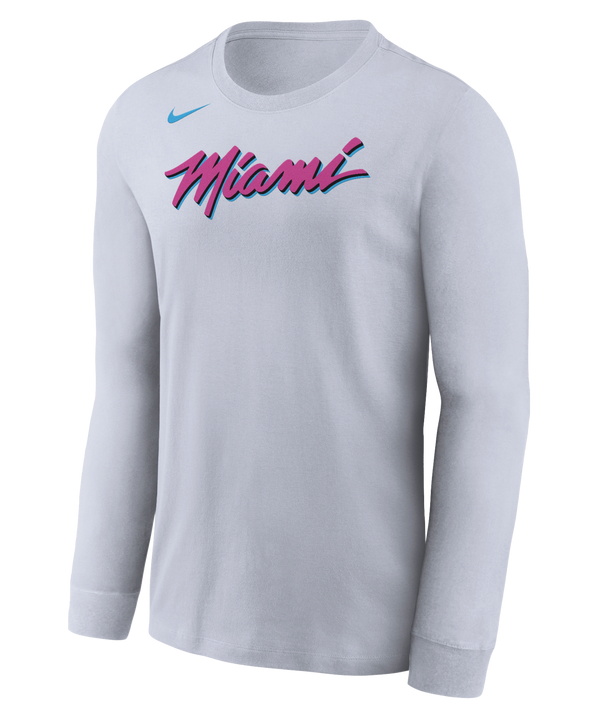 Nike Miami HEAT Original Vice Long Sleeve Tee Men's Long Sleeve Tee Nike