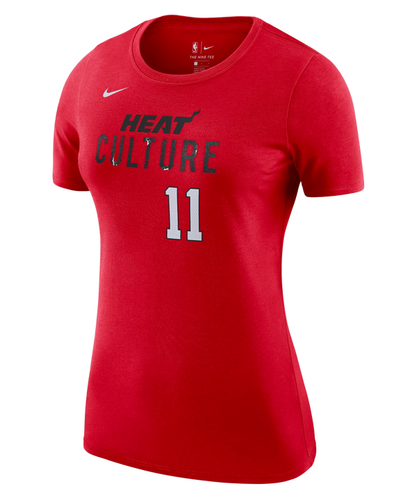 Jaime Jaquez Jr. Nike HEAT Culture: Blood Red Name & Number Women's Tee Women's Tee Nike   