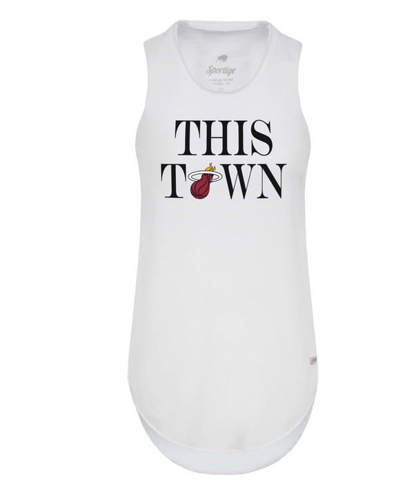 Sportiqe Miami HEAT This Town Women's Tank WOMENS TEES SPORTIQE APPAREL CO.   