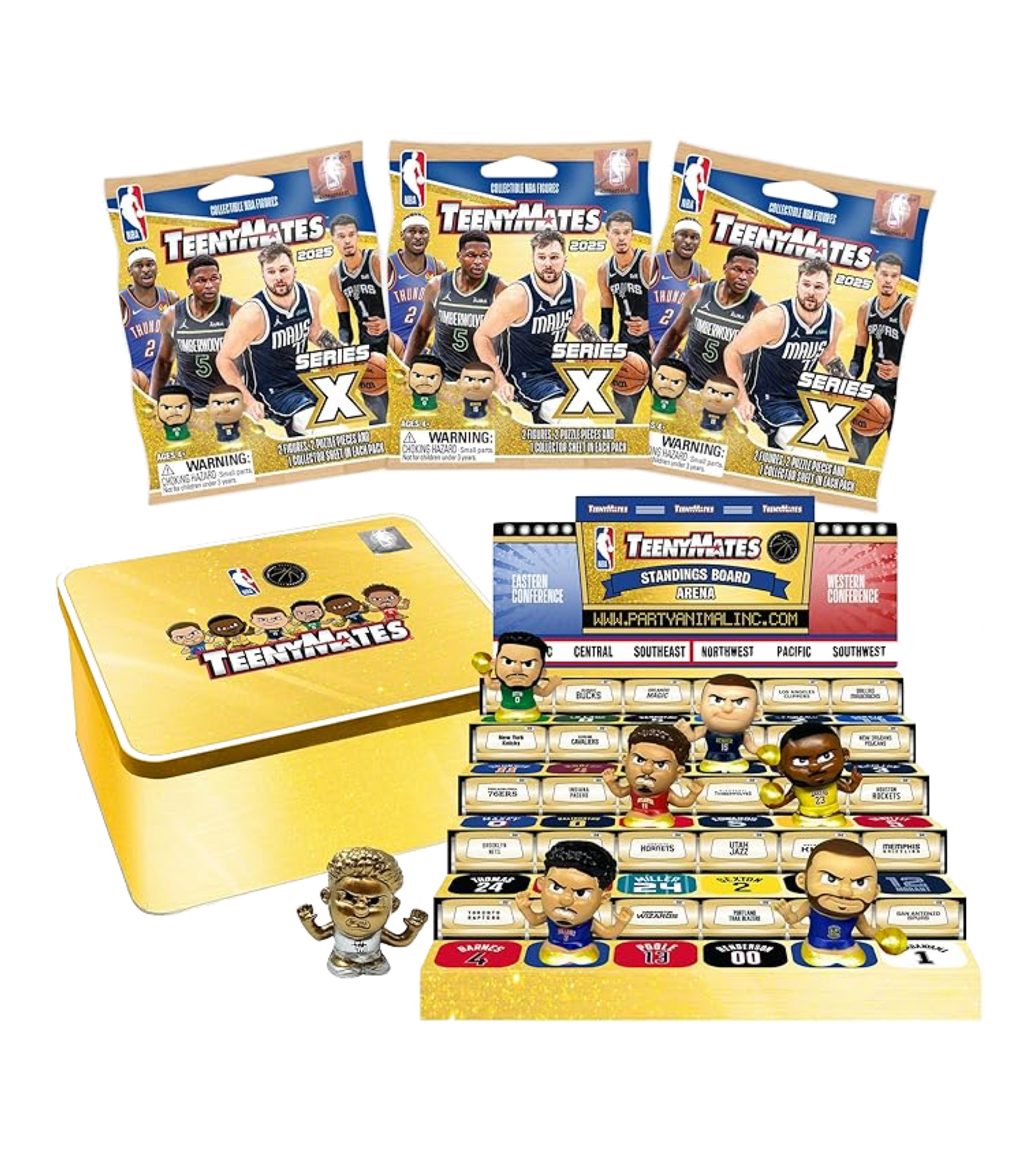 NBA Teenymates Collector Tin Set Novelties The Party Animal   