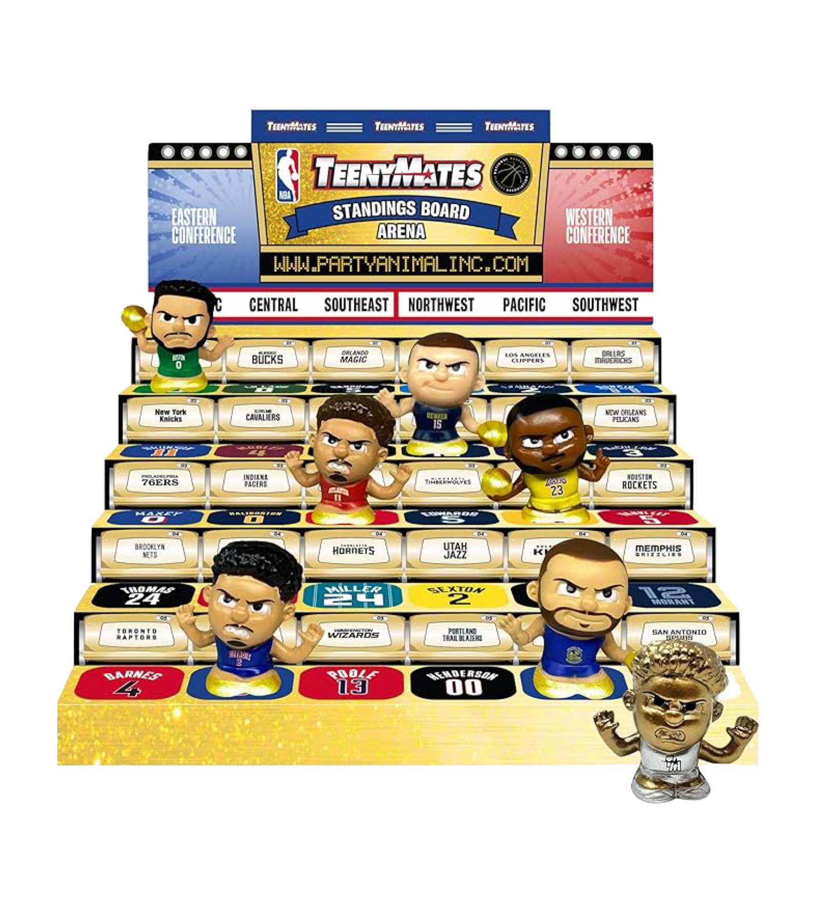 NBA Teenymates Collector Tin Set Novelties The Party Animal   