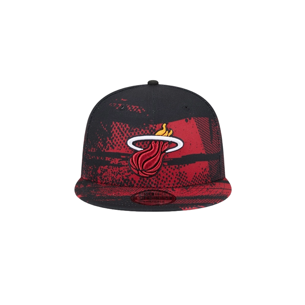 New Era Miami HEAT 2024 Tipoff Logo Youth Snapback Youth Hat New Era