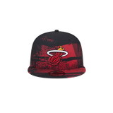 New Era Miami HEAT 2024 Tipoff Logo Youth Snapback - 1