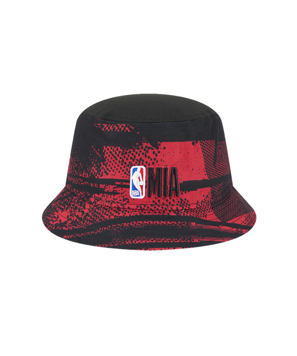 New Era Miami HEAT 2024 Tipoff Bucket Hat Unisex Caps New Era   