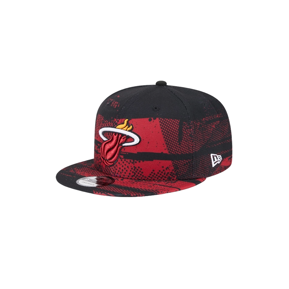 New Era Miami HEAT 2024 Tipoff Logo Youth Snapback Youth Hat New Era