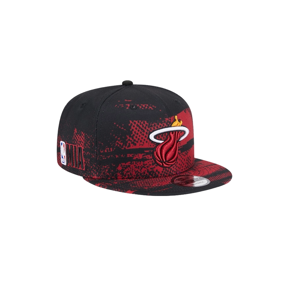 New Era Miami HEAT 2024 Tipoff Logo Youth Snapback Youth Hat New Era