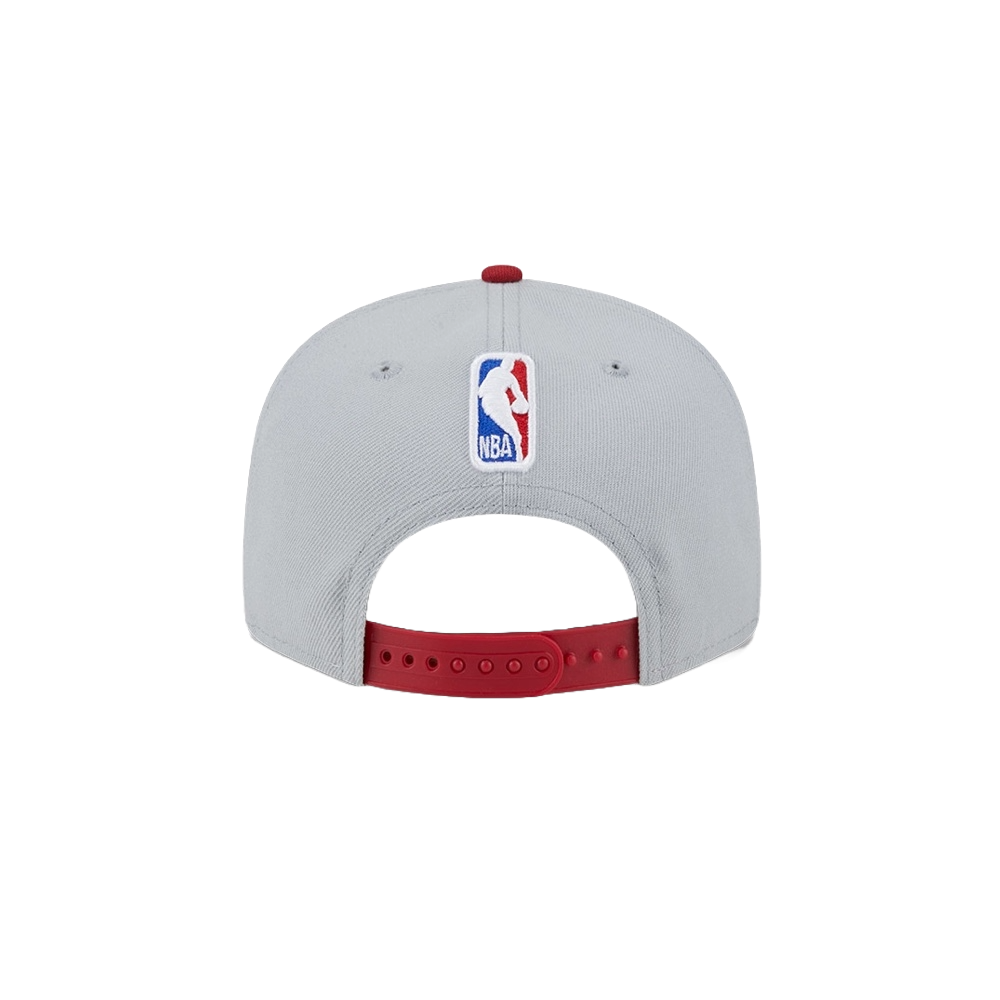 New Era Miami HEAT 2023 Grey Tipoff Snapback Unisex Caps New Era   