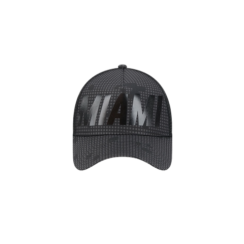 New Era Miami HEAT Tonal Text Trucker Hat