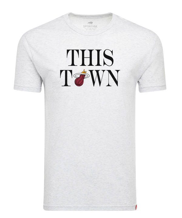 Sportiqe Miami HEAT This Town Tee Unisex Tee Sportiqe   