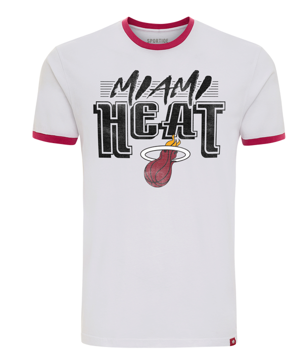 Sportiqe Miami HEAT Trent Ringer Tee Men's Tee Sportiqe   