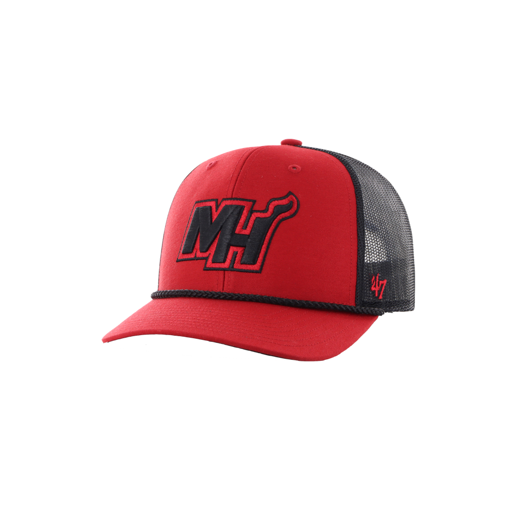 '47 Brand HEAT Culture: Blood Red Trucker Snapback Unisex Caps '47 Brand   