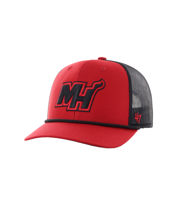 '47 Brand HEAT Culture: Blood Red Trucker Snapback Unisex Caps '47 Brand   