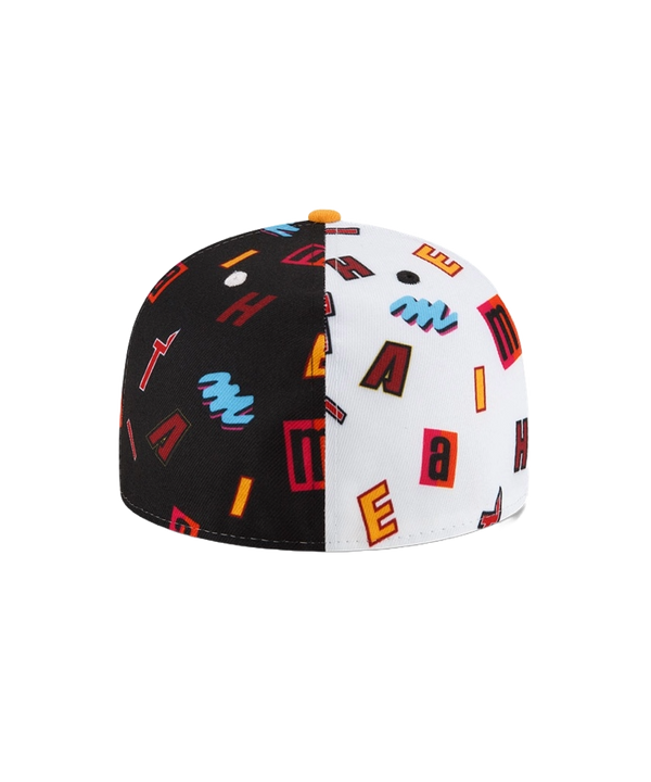 Court Culture Miami Mashup Vol. 2 Two Tone Fitted Hat Unisex Caps Court Culture   