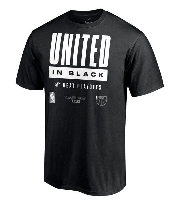 Fanatics United In Black Playoff Tee Men's Tee Fanatics   