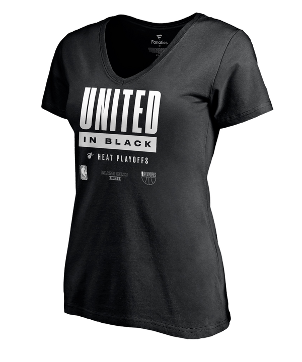 Fanatics United In Black Playoff Women's Tee Women's Tee Fanatics   